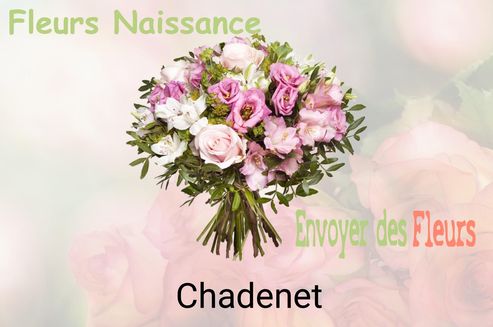 Bouquet de fleurs de naissance livré à Chadenet